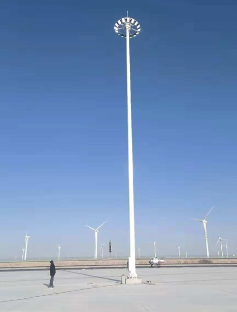 瓜州高速路服务区阿瓦提高杆灯项目