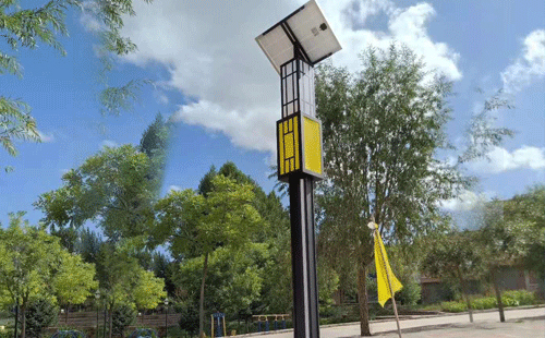 阿瓦提智慧路灯安装